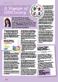 Article about DISC profiling in Mwaah magazine July 2012